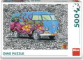 DINO Puzzle Hippies VW 500 dílků