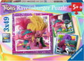 RAVENSBURGER Puzzle Trollové 3, 3x49 dílků