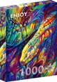 ENJOY Puzzle Duhový had 1000 dílků