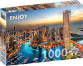 ENJOY Puzzle Dubajský přístav v noci 1000 dílků