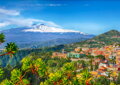 ENJOY Puzzle Etna a Taormina, Sicílie 1000 dílků