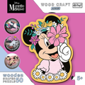 TREFL Wood Craft Junior puzzle Ve světě Minnie Mouse 50 dílků