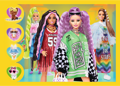 TREFL Puzzle Veselý svět Barbie 4v1 (35,48,54,70 dílků)