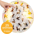 WOODEN CITY Dřevěné puzzle Malý roztomilý leopard 250 dílků EKO