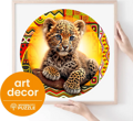WOODEN CITY Dřevěné puzzle Malý roztomilý leopard 250 dílků EKO