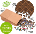 WOODEN CITY Dřevěné puzzle Bystrý orel 250 dílků EKO