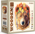 WOODEN CITY Dřevěné puzzle Stylový medvěd 250 dílků EKO