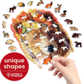 WOODEN CITY Dřevěné puzzle Stylový medvěd 250 dílků EKO