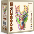WOODEN CITY Dřevěné puzzle Módní jelen 250 dílků EKO