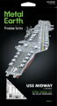 METAL EARTH 3D puzzle Premium Series: Letadlová loď USS Midway