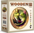 WOODEN CITY Dřevěné puzzle Láska a žáby 505 dílků EKO
