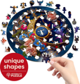 WOODEN CITY Dřevěné puzzle Květinový Měsíc 505 dílků EKO