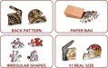 WOODEN CITY Dřevěné puzzle Hlavní ulice 2v1, 505 dílků EKO