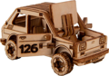 WOODEN CITY 3D puzzle Superfast Rally Car 3