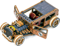 WOODEN CITY 3D puzzle Automobil Hot Rod Limitovaná edice 142 dílů