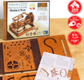WOODEN CITY 3D dřevěné puzzle Kuličková dráha 265 dílků