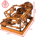 WOODEN CITY 3D dřevěné puzzle Kuličková dráha 265 dílků