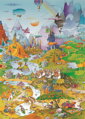 HEYE Puzzle Cartoon Classics: Idylka u jezera 1000 dílků