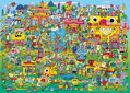 HEYE Puzzle Pens are my Friends: Doodle Village 1000 dílků