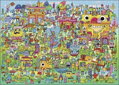 HEYE Puzzle Pens are my Friends: Doodle Village 1000 dílků