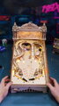 ROBOTIME Rokr Svítící 3D dřevěné puzzle Hrací automat: Pinball 482 dílků