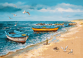 CASTORLAND Puzzle Art Collection: Ráno na mořském pobřeží 500 dílků