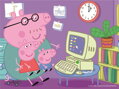 DINO Obrázkové kostky Prasátko Peppa, 12 kostek