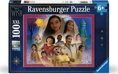 RAVENSBURGER Puzzle Přání: Oblíbení hrdinové XXL 100 dílků
