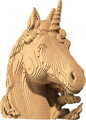 3D puzzle Jednorožec 65 dílků