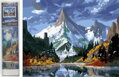 Norimpex Diamantové malování Ledový zámek v horách 30x40cm