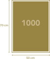 CLEMENTONI Puzzle Maják v bouři 1000 dílků