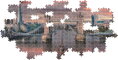 CLEMENTONI Panoramatické puzzle Přes řeku Temži 1000 dílků