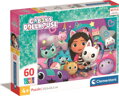 CLEMENTONI Puzzle Gábinin kouzelný domek 60 dílků