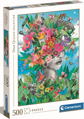 CLEMENTONI Puzzle Hlavou v džungli 500 dílků