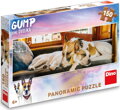 DINO Panoramatické puzzle Gump na gauči 150 dílků