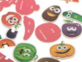 KIK Dřevěné puzzle v plechové krabičce Ovoce a zelenina 25x2 dílky