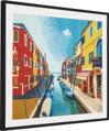 GRAFIX Diamantové malování Vodní kanál 40x50cm
