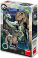 DINO Svítící puzzle Jurský Svět XL 100 dílků