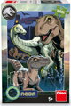 DINO Svítící puzzle Jurský Svět XL 100 dílků