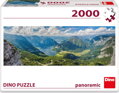 DINO Panoramatické puzzle Pohled na Alpy 2000 dílků