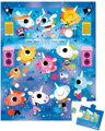JANOD Puzzle v kufříku Jednorožci na koncertě 24 dílků