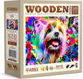 WOODEN CITY Dřevěné puzzle Pop Art Jorkšírský teriér 505 dílků