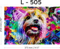 WOODEN CITY Dřevěné puzzle Pop Art Jorkšírský teriér 505 dílků