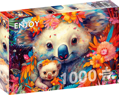 ENJOY Puzzle Mazlení s koalou 1000 dílků