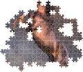 CLEMENTONI Puzzle Divoký červený hřebec 500 dílků