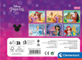 CLEMENTONI Obrázkové kostky Disney princezny, 12 kostek