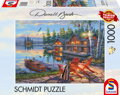 SCHMIDT Puzzle Břehy jezera Loon Lake, New York 1000 dílků