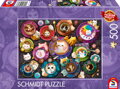 SCHMIDT Puzzle Kávová koťátka 500 dílků