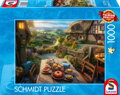 SCHMIDT Puzzle Snídaně s výhledem 1000 dílků