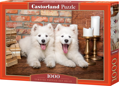 CASTORLAND Puzzle Štěňata samojeda 1000 dílků